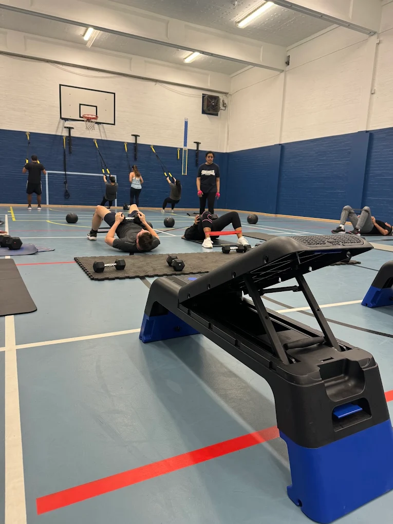 Group training session at Southgate College